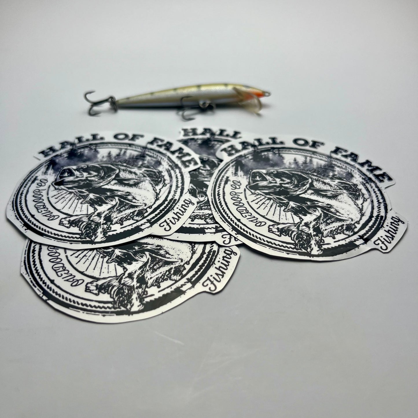 Airborne Fishing Sticker