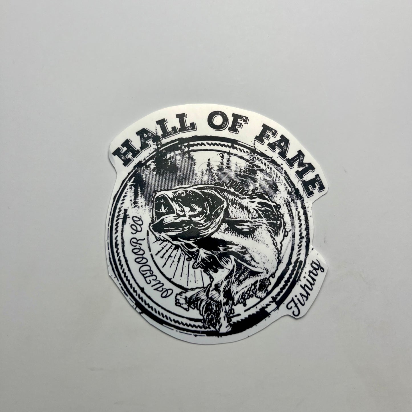 Airborne Fishing Sticker