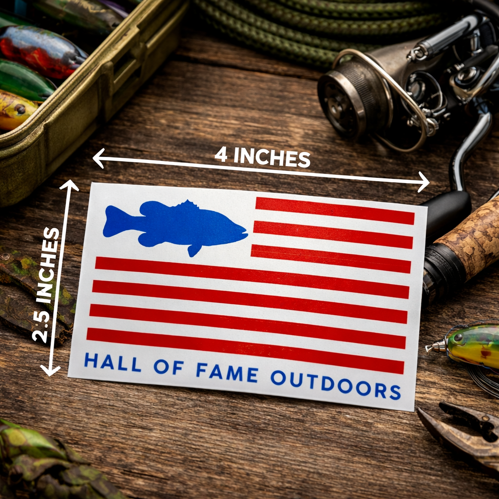 Freedom Fish Freedom Fish Sticker – Hall of Fame Outdoor Co.