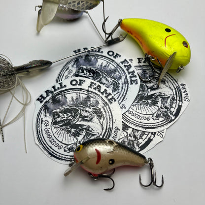Airborne Fishing Sticker