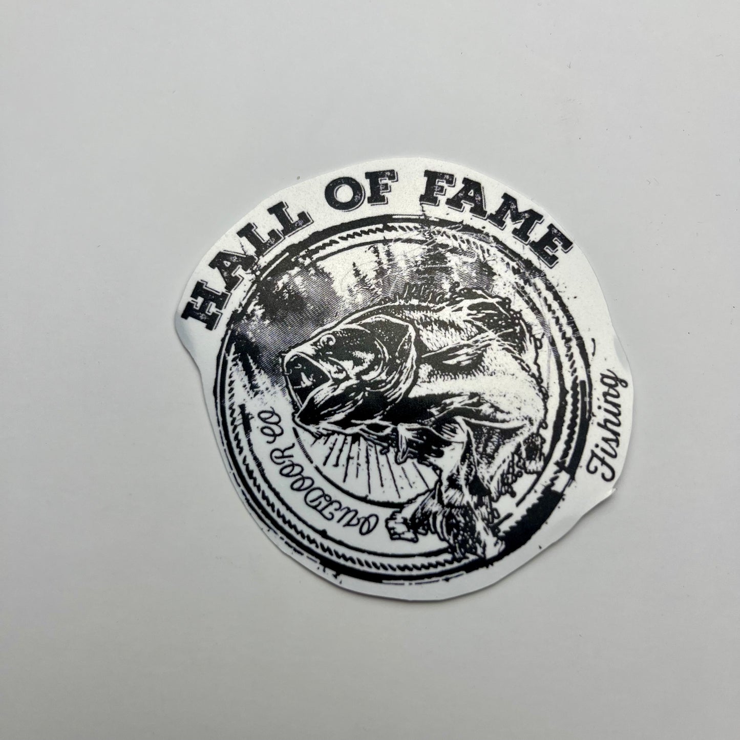 Airborne Fishing Sticker