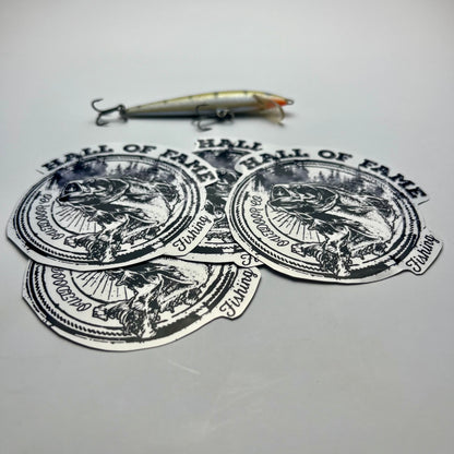 Airborne Fishing Sticker