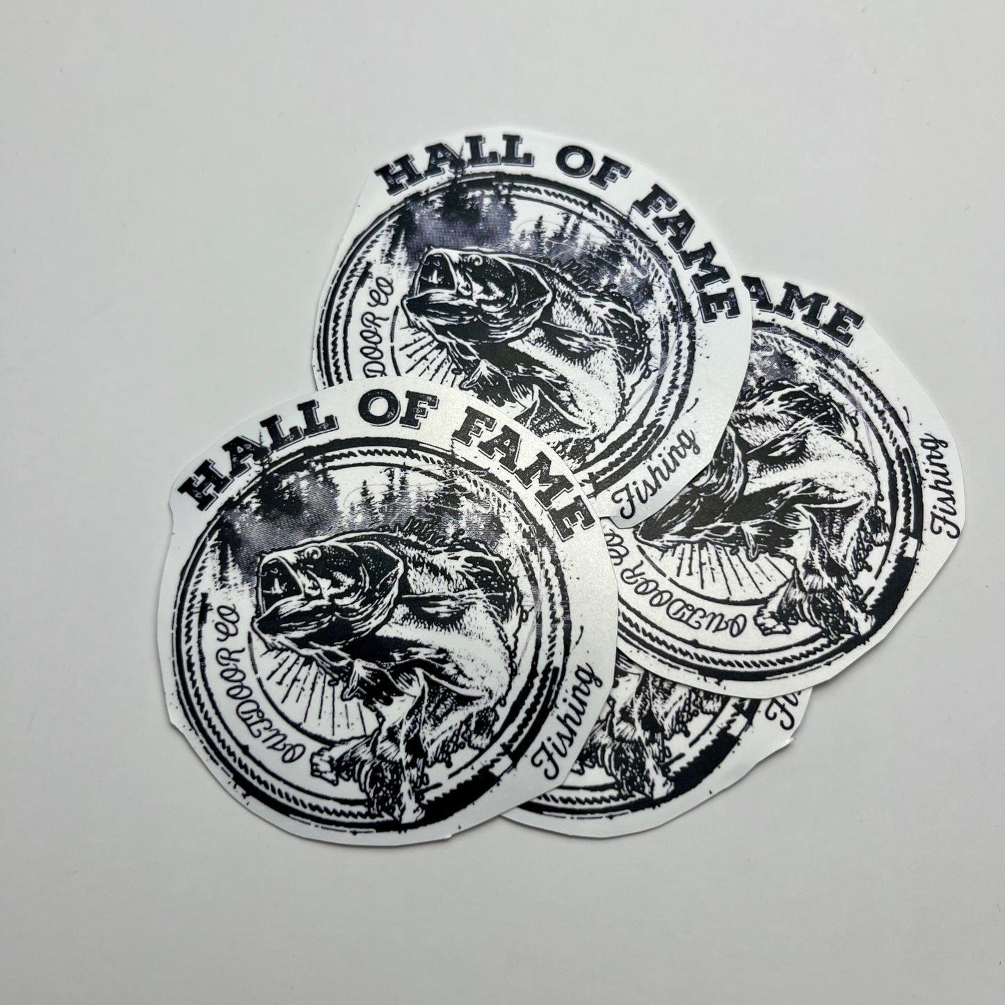 Airborne Fishing Sticker