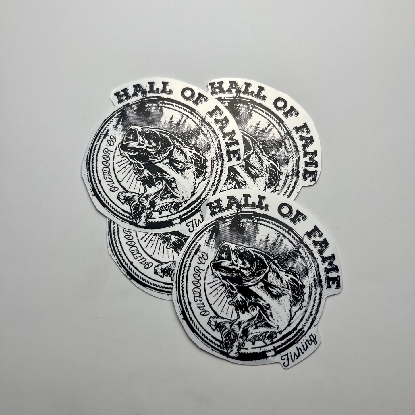 Airborne Fishing Sticker