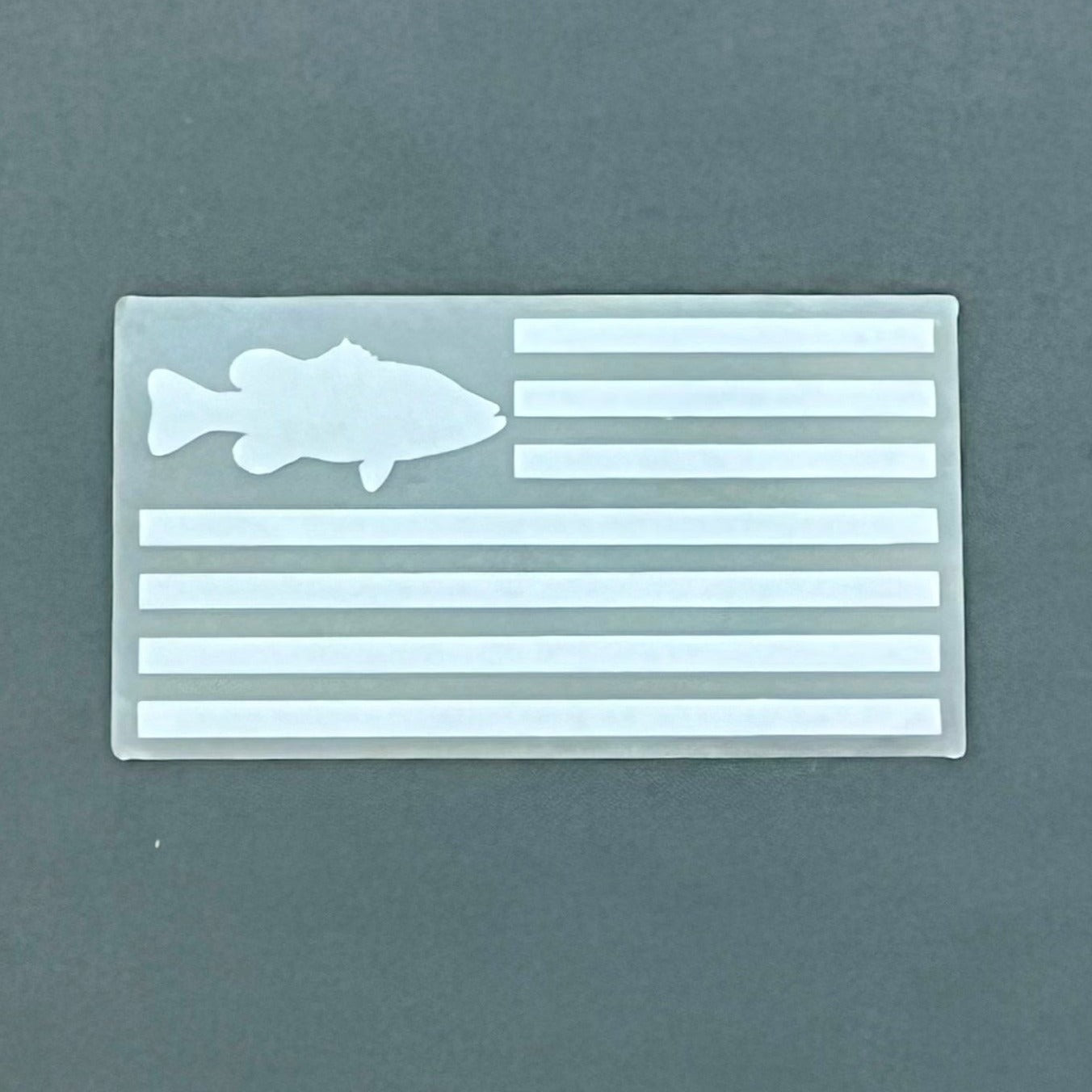 Freedom Fish Sticker. Front.